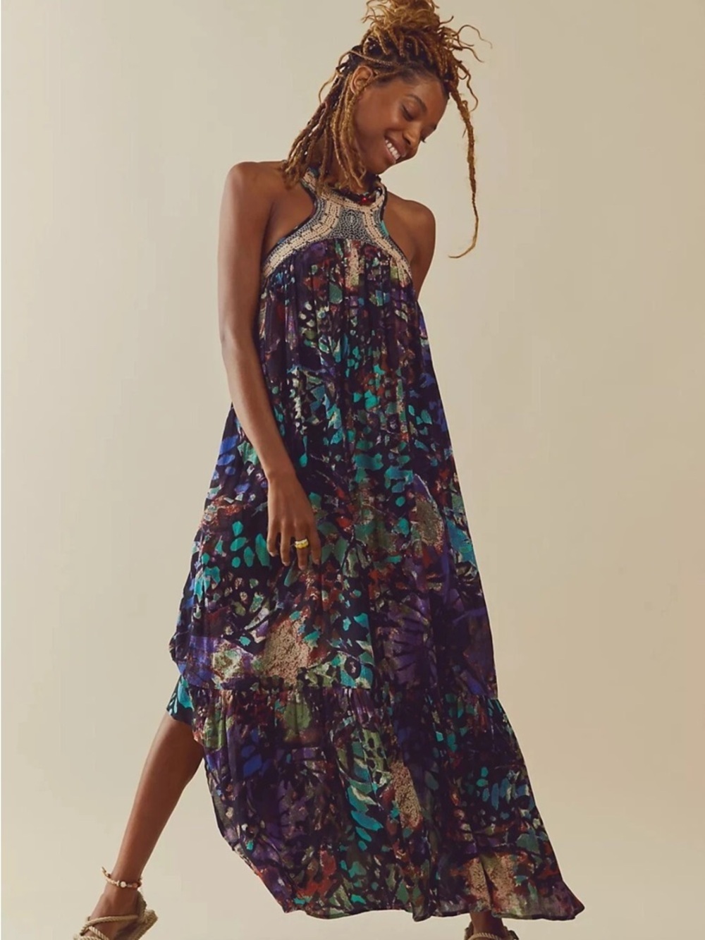 Free People Monarch Maxi Dress Women’s Size Small